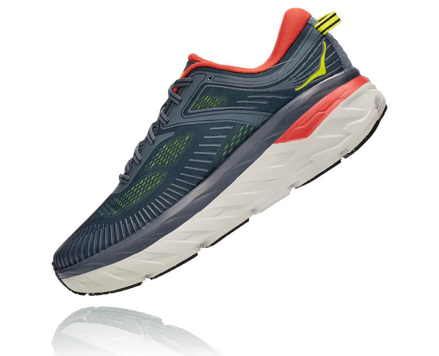 Tenis Hoka One One Masculino Azul Marinho - Bondi 7 - 387-SRITMU